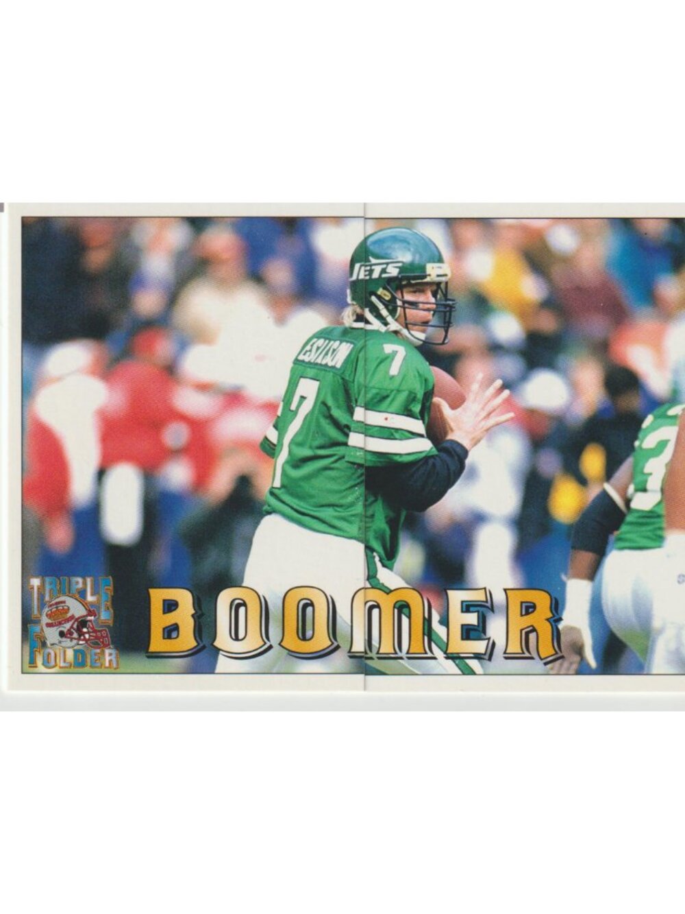 Boomer Esiason 1994 Pacific Trading Cards Triple Folder – Ungraded – Jets